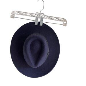 Navy Blue Wide Brim Hat